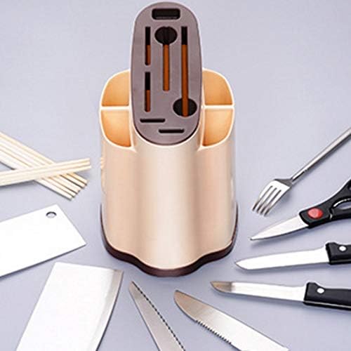 פלסטיק יצירתי מטבח סכין בעל רב תכליתי מטבח סכין מזלג אחסון מתלה סכין סטנד מוכנס סכין בלוק