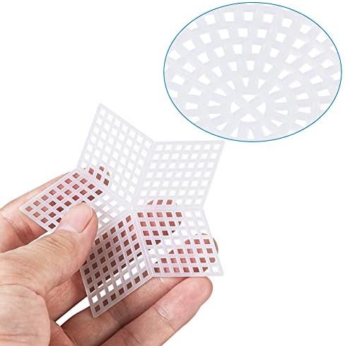 פנדהול 30 יחידות פלסטיק בד צורות רקמה עם 2-3 ממ חוט & מגבר; ברזל מחטי 6 צורות פלסטיק רקמת כלים עבור