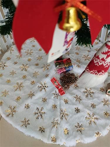 מסיבת דמוי פו בית קטיפה מחצלת עיצוב חג המולד חצאית רצפה לחג המולד ארהב עץ עץ עיצוב בית וינטג 'שמיכה