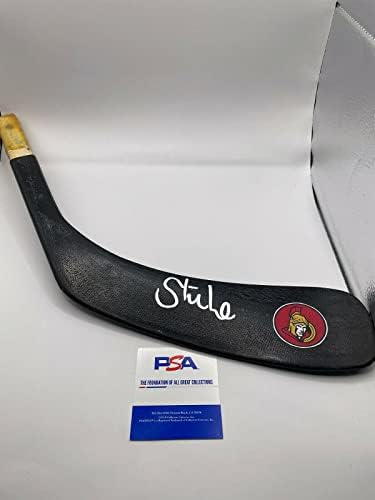 סנאטורים של טים סטואצלה אוטווה סנאטורים אוטומטית הוקי חתום להוקי מקל W/PSA COA - מקלות NHL עם חתימה