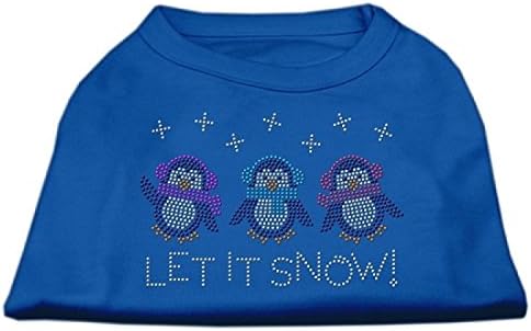תן לזה שלג פינגווינים חולצת ריינסטון חום xxl 18