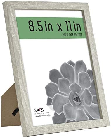 מסגרת חיונית של גלריית MCS, עץ אפור, 8.5 x 11 אינץ ', 2 pk