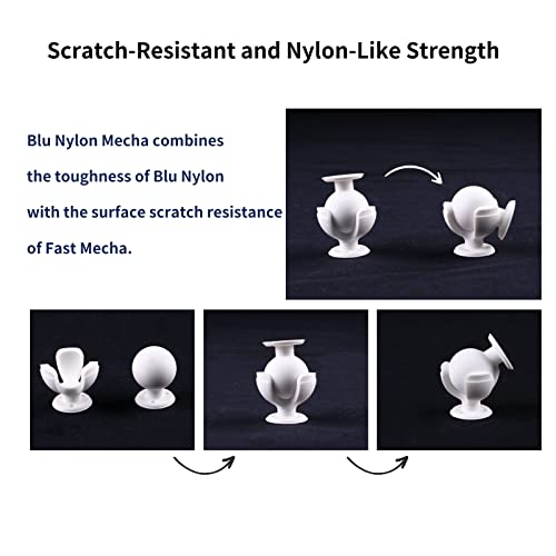 Siraya Tech Blu Nylon Mecha-שרף הדפס תלת מימדי קשוח, עמיד בפני שריטות, חוזק ודיוק דמוי ניילון, רזולוציה