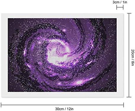 סגול גלקסיות ערפיליות קוסמוס יהלומי ציור ערכות 5 ד תרגיל מלא ריינסטון אמנויות קיר תפאורה למבוגרים 8איקס