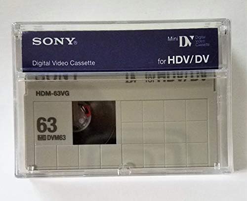 קלטת וידאו דיגיטלית של סוני HDM-63VG 5-Pack