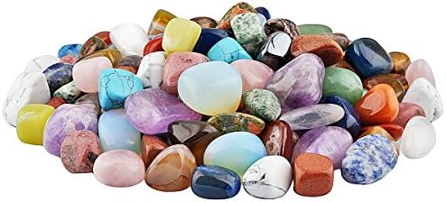 Rockcloud 1 lb התלהב אבנים מלוטשות ציוד אבן חן עבור WICCA, רייקי, קריסטל ריפוי, אבנים שונות