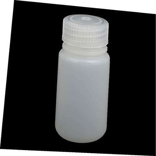 X-DREE 2 PCS 37 ממ קוטר 80 ממ גובה 50 מל בקבוק בצורת פלסטיק בצורת עגול לבן (2 יחידות 37 ממ דימטרו 80 ממ אלטורה