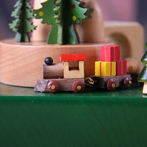 Douba Creative Creative Rath Music Music Box מעץ רטרו סיבוב קופסת מוסיקה אישיות צעצועים לילדים שולחים