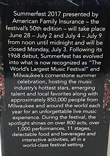 Summerfest 50 Bobble Head Smile פסטיבל המוסיקה 50 מילווקי