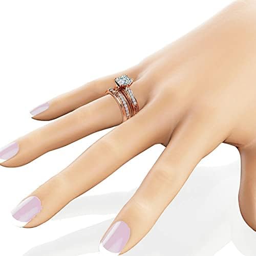 2023 מעורבות חדשה עגול זירקונים נשים טבעות נישואין טבעות תכשיטים לאישה טבעת רטרו טבעת רטרו טבעת רטרו