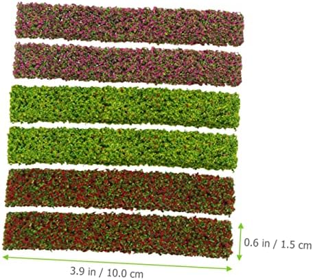 קומביודה 6 יחידות סימולציה מיני פרח שיחי פרח קישוטי מיני צמחים עיצוב הבית חול שולחן פריסה דקורטיבי פארה סאלאס