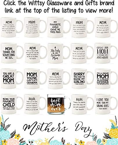 תודה על היותך אמא שלי ספל קפה מצחיק-מתנות יום האם מבת, בן-מתנות איסור פרסום לאמא מילדים-רעיונות למתנה הטובה
