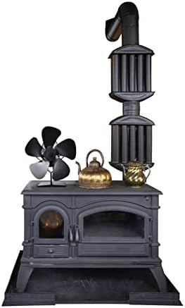 אח מאוורר 5 עץ תנור מאוורר שקט חום מופעל אקו מאוורר עבור יומן צורב בית אח מאוורר עבור גז תנורי חימום מאוורר