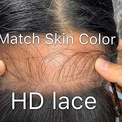 פאה להדגיש שיער טבעי פאה תחרה מול גוף גל פאות לנשים שחורות 13 * 6 תחרה פרונטאלית ללא דבק שיער טבעי