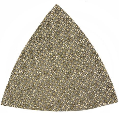 כרית מלטש משולשת מגולוונת יהלום אריה חצץ 60 עבור כלים נדנוד