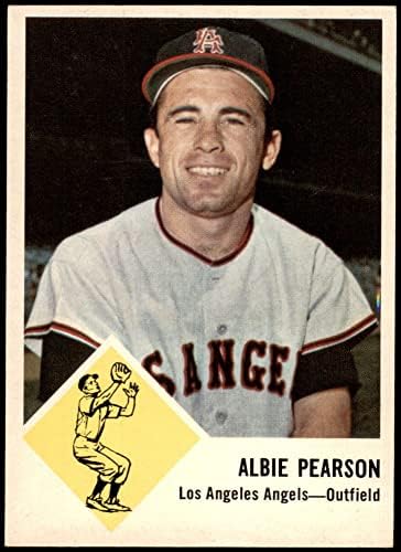 1963 Fleer 19 Albie Pearson Los Angeles Angels NM Angels