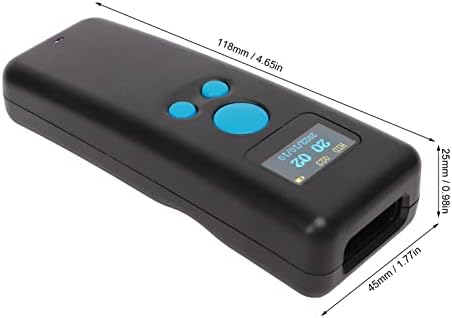 סורק ברקוד של Bluetooth, יכולת פענוח סופר הפרעות עמידות בפני לייזר אלחוטי לייזר USB קורא טלפון חכם
