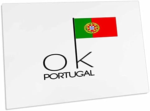 3 דרוז טקסט מסוגנן בסדר פורטוגל ותמונה של הפורטוגזית. - כרית שולחן כרית הניבה מחצלות