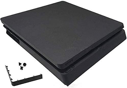 Wogame חדש עליון עליון ותחתון כיסוי מעטפת דיור מלא כיסוי למארז פלייסטיישן 4 PS4 קונסולה דקה שחורה