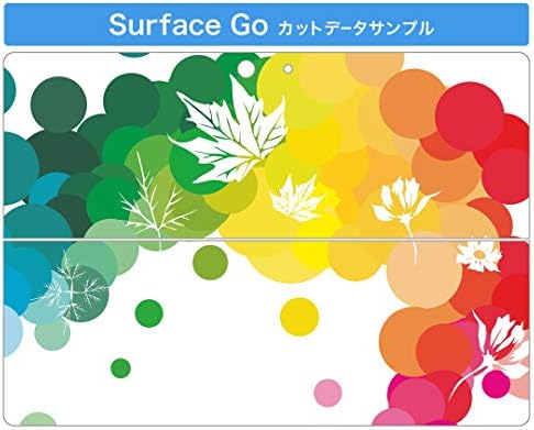 כיסוי מדבקות Igsticker עבור Microsoft Surface Go/Go 2 אולטרה דק מגן מדבקת גוף עורות 000131 פרחים
