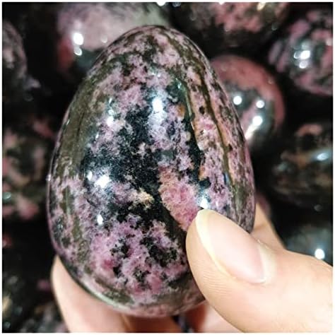 אבן חן מינרלית טבעית קו שחור ביצה רודוניט נקבה נשי משקל טוב תכשיטים יופי ביצים שמח רייקי תפאורה