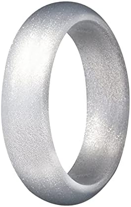 2023 טבעת סיליקון חדשה 5.7 ממ טבעת יוגה טבעת טבעת ספורט טבעת פרל טבעות סיליקון בהירות סדרות