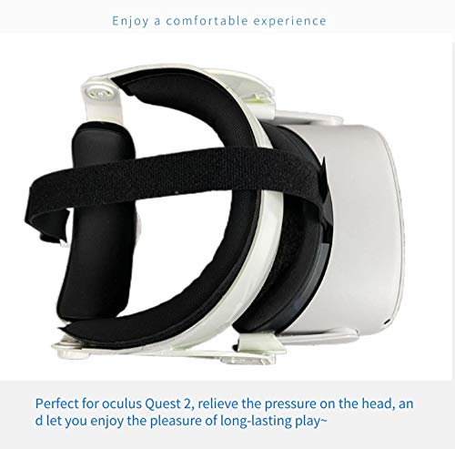 רצועת ראש מתכווננת לאוזניות Oculus Quest 2 VR, תמיכה משופרת ונוחות במשחקי VR, משדרג את רצועת