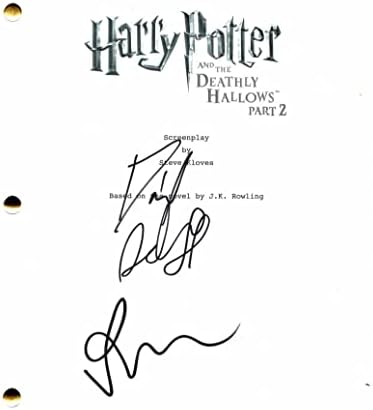 דניאל רדקליף ורופרט גרינט חתמו על חתימה הארי פוטר ואוצרות המוות חלק 2 תסריט קולנוע מלא - קוקרינג: