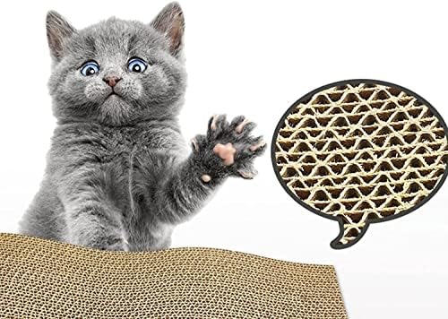 חתול גרדן חתול גרדן עמיד חתול משטח גירוד עם שונה שריטה מרקמים מעוקל &מגבר; שטוח צורת עיצוב גלי קרטון חתול שריטות