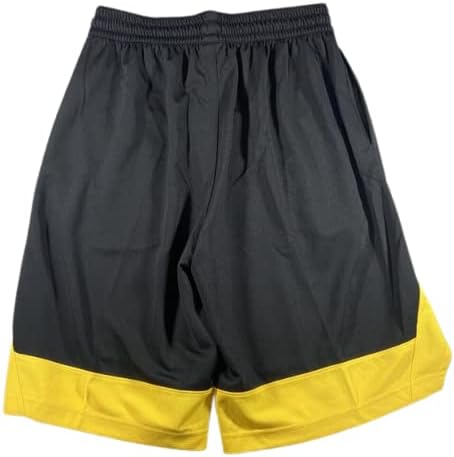 מכנסיים קצרים כדורסל אייקון דריפט של נייקי גברים גודל שחור / צהוב