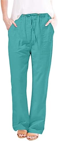 מכנסי רגל רחבים של פירו לנשים 2023 מכנסי קיץ מזדמנים של מותניים מזדמנים מכנסיים מכנסיים נוחים
