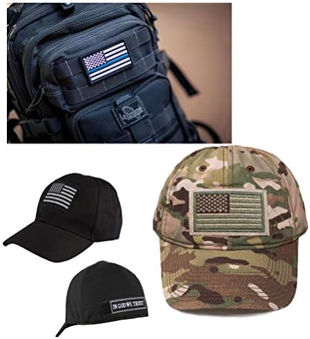 צרור 12 חלקים ארהב דגל דגל דק קו כחול דגל טקטי דגל אמריקאי ארהב ארצות הברית טלאים צבאיים מוגדרים לכובעים,