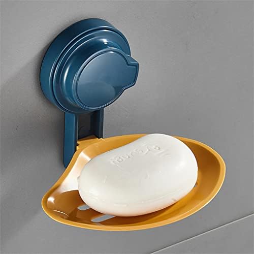 DHDM חזק כוס יניקה מחזיק סבון קיר רכוב על אגרוף חינם מגש אחסון סבון קיר אמבטיה קיר אוגניזר