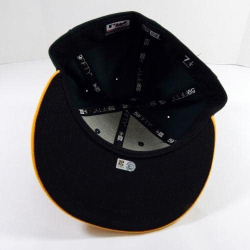 2020 אוקלנד אתלטיקה נאט ORF 45 משחק השתמש בכובע זהב ירוק 7.25 DP43597 - משחק כובעי MLB