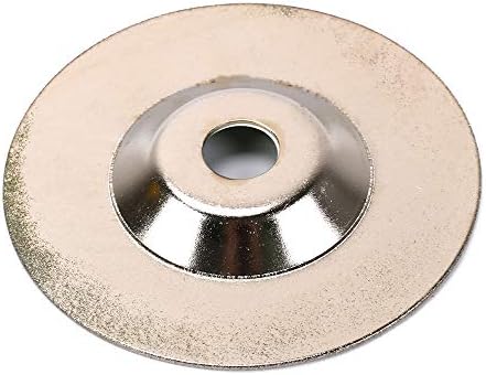 WENFO 4 ”50 יהלום מצופה יהלום כוס קעור בצורת גלגל חיתוך דיסק קרביד טחנת מתכת טחנת כלים סיבובית לאביזרי מטחנת