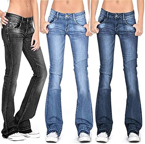 מכנסי ג'ינס מפותלים מפותלים של נשים אנגונוול.