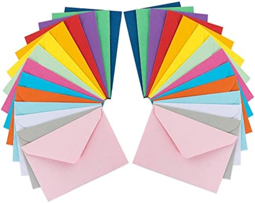 סטובוק ריק כרטיסי צבעוני מעטפות מעטפות 4 איקס 2.7 במעטפות קטן מעטפות עבור הזמנות תמונה מכתב מעטפות עבור כרטיסי