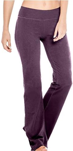 Houmous S-XXXL 29''31''33''35 '' Inseam של מכנסי האתחול של הכותנה לנשים בכיס פנימי