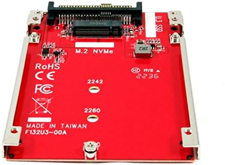 Ableconn IU3-DT132 M.2 NGFF למתאם U.3-הפכו A M.2 PCIE 4.0 X4 NVME SSD לכונן 2.5 אינץ 'U.3 SFF-TA-1001