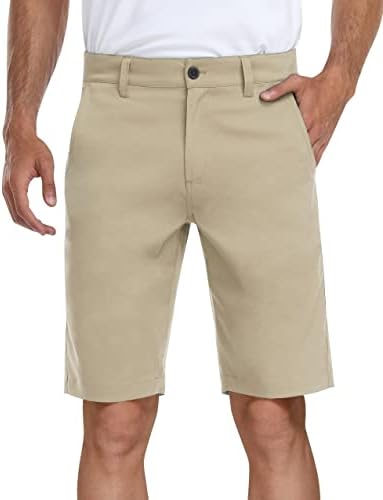 פולי גברים שמלת גולף היברידי מכנסיים קצרים טיולים קל משקל מהיר יבש מזדמן למתוח צ ' ינו קצר עם כיסים