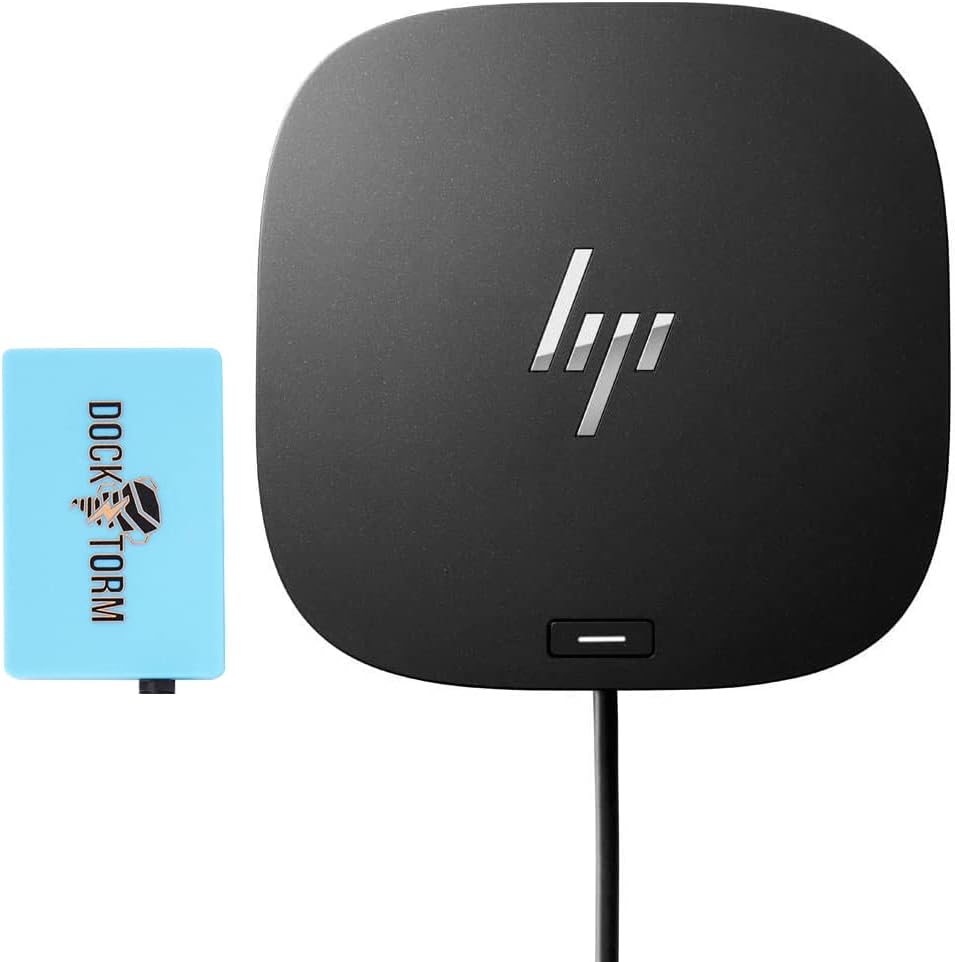 HP USB-C/A Dock אוניברסלי G2 חבילה DOCZTORM USB HUB שחור