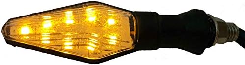 שחור רציף מנורת הפעל אותות אורות הוביל הפעל אותות מהבהבות אינדיקטורים תואם עבור 2004 קוואסאקי זרקס1200