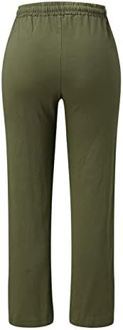 מכנסי רגל רחבים MGBD לנשים מכנסיים דפוסים מזדמנים פלאצו מכנסיים נוחים וינטג