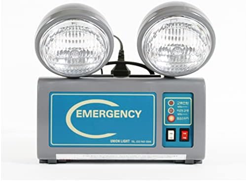אורות חירום של Tulgigs Unionlight לצורך תקלת חשמל עם 2 ראשי מנורת LED מתכווננים, זמן ריצה של 120 דקות, כיתה
