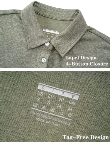 חולצות פולו לנשים מגניוויט עם חולצות פולו קלות עם 4 כפתורים חולצות גולף קלות חולצות ספורט בביצועים יבש