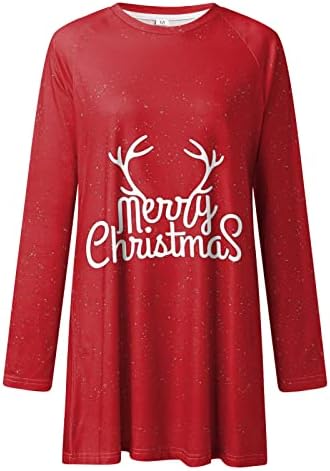 חולצות חג מולד מכוערות מערביות מכוערות חמודות מצחיקות שרוול ארוך איש שלג חג ההודיה מתנה טרנדית