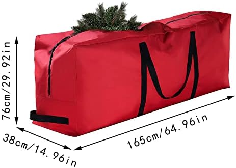 עץ חג המולד אחסון תיק,עבור כפולה רוכסן חג המולד מוסך אחסון שמיכת מחזיק מלאכותי מפורק עצים