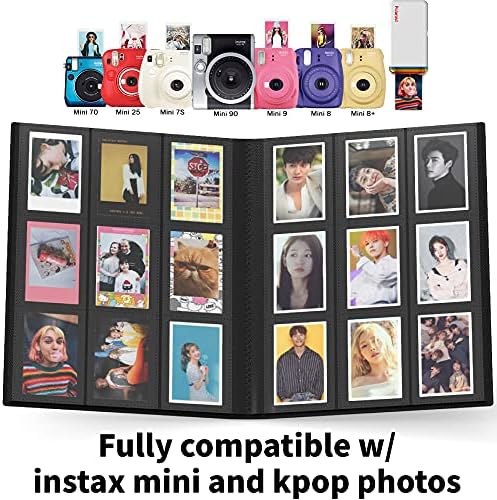 Alteagle 360 ​​Pockets Mini Albume אלבום תמונות, KPOP Photocard Holder Book, עבור Polaroid, Instax Mini