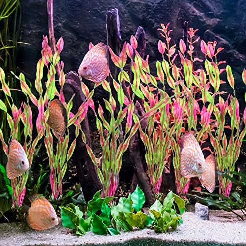 30 חתיכות מלאכותי אצות מים צמחים פלסטיק דגי טנק צמח קישוטי מזויף אצות קישוט לבית ולמשרד אקווריום