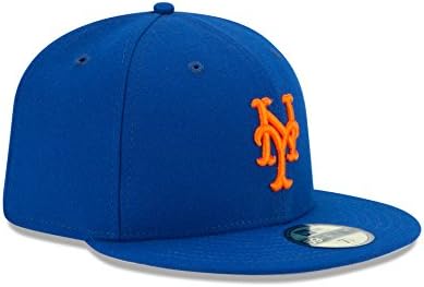 ליגת הבייסבול ניו יורק מטס אותנטי על המגרש 59 חמש כובע אור רויאל